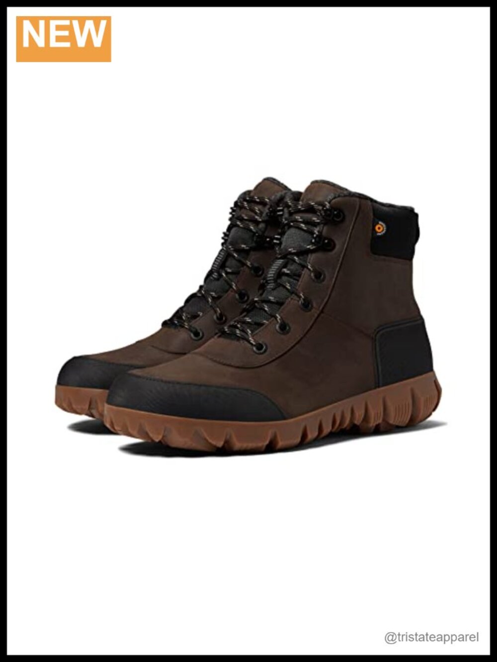 Waterproof Gold Certified Leather Mid Boot Lace Up Work